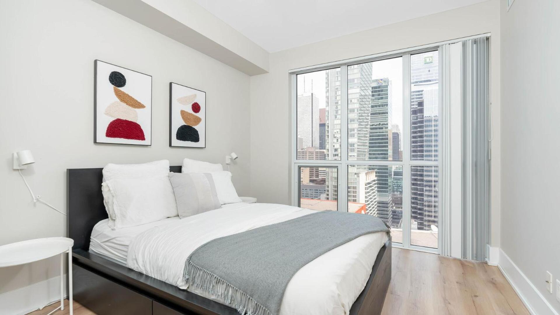 2Bedroom Cn Tower And Water Views - Free Parking - Rooftop Pool โตรอนโต ภายนอก รูปภาพ